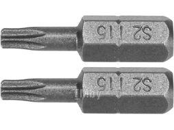 Бита TORX T15х25мм 1/4" (2шт) AlSl S2 Yato YT-77903