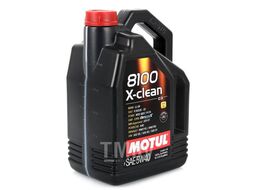 Моторное масло MOTUL 5W40 (5L) 8100 X-CLEAN ACEA C3 API SN CF BMW LL-04 MB 229.51 VW 505.01 dexos2 102051