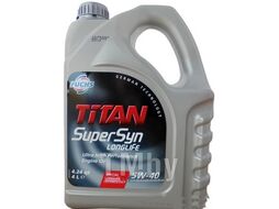 Моторное масло FUCHS TITAN Supersyn LONGLIFE 5W40 (4L) ACEA A3/B4, BMW LL-01,RN0710, VW 502 00/505 00 601236655