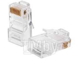 Разъем (джек) компьютерный RJ-45 8P8C CAT 5e (100 шт.) ЮПИТЕР