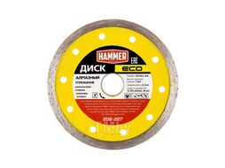 Диск алмазный Hammer ECO 206-227 Сплошной Ф125х22мм 596670