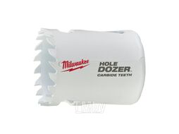 Коронка биметаллическая HOLEDOZER CARBIDE D 38 мм MILWAUKEE