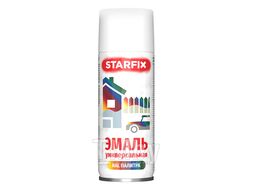 Краска-эмаль аэроз. универсальная белый матовый STARFIX 520мл (9003) (Цвет белый матовый)