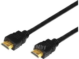 Шнур HDMI - HDMI с фильтрами, длина 1,5 метра (GOLD) (PE пакет) PROconnect