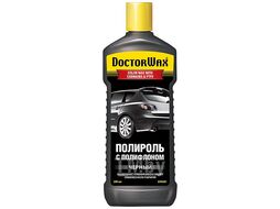 Цветная полироль с тефлоном. Черная, New (300ml) (12шт/кор.) DOCTOR WAX DW8401