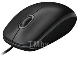 Мышь Logitech B100 Optical USB Mouse 910-003357 Black