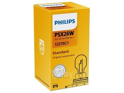 Лампа накаливания PSX26W 12V 26W PG18.5d-3 Philips 12278C1