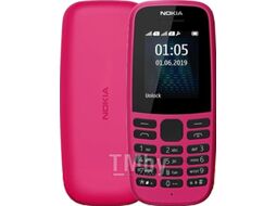 Мобильный телефон Nokia 105 Dual 2019 / TA-1174 (розовый)