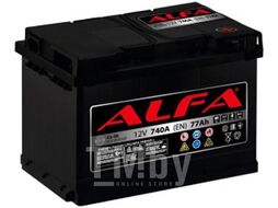 Автомобильный аккумулятор ALFA battery Hybrid R / AL 77.0 (77 А/ч)