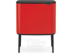 Мусорное ведро Brabantia Bo Touch Bin / 315749 (36л, пламенно-красный)