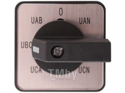 Переключатель Chint LW32-10/YH5/3 10А UCA-UBC–UAB - 0-UAN-UBN-UCN 425056