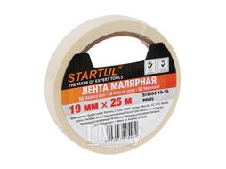 Лента малярная 19ммх25м STARTUL PROFI (ST9054-19-25), белая (производство РФ)