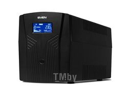 Линейно-интерактивный ИБП UPS Sven Pro 1500 (LCD, USB) 1500VA/900W RJ-11, хол.старт, 3роз.