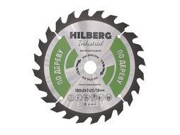 Диск пильный Hilberg серия Industrial Дерево 180x24Тx20/16 mm HW180