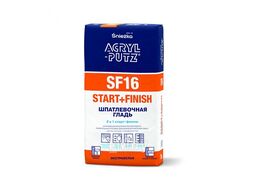 Шпатлевка Sniezka BelPol АКРИЛ-ПУТЦ SF 16 START+FINISH, 15кг 1634-15000-00001-00