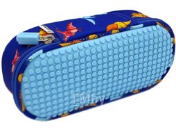 Пенал Upixel Super Class Pencil Case WY-B012 / 81007 (синий с динозаврами)