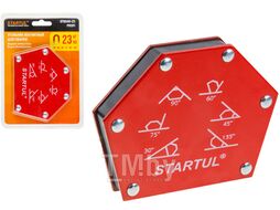 Угольник магнитный для сварки 23кг STARTUL PROFI (ST8540-23) (струбцина магнитная)