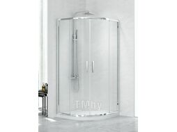 Душевая кабина New Trendy NEW PRAKTIC 2Д R55 90x90x190 полукруглая (K-0302)