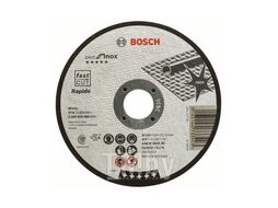 Круг отрезной 125х0.8x22.2 мм для нерж. стали Best BOSCH (прямой, Rapido)