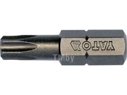 Бита TORX T27х25мм 1/4" (10шт) S2 HRC58-61 Yato YT-78145