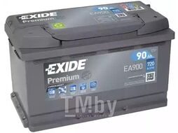 Аккумулятор Premium 90Ah 720A (R +) 315x175x190 mm EXIDE EA900