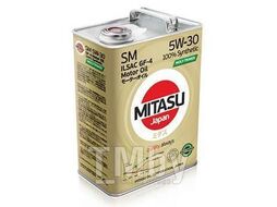 Моторное масло синтетическое MITASU 5W30 4L MOLY-TRiMER SMAPI SM CFILSAC GF-4 100% Synthetic MJM114