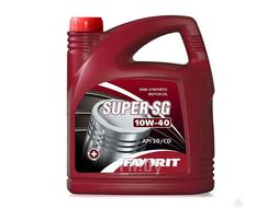 Масло моторное полусинт. универсальное FAVORIT Super SG SAE 5л 10W-40 API SG/CD