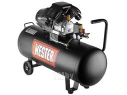 Компрессор WESTER WK2200/100PRO поршневой масляный, 2200 Вт, 330л/мин, 8бар 631637