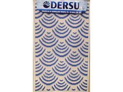 Коврик для ванной Dersu Cotton Bathmats PB033 (50x80, синий)