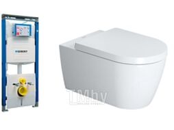 Унитаз подвесной с инсталляцией Duravit Set Me by Starck (45290900A1+111362005)