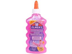 Клей силикатный Elmers Glitter Glue / 2077249 (розовый)