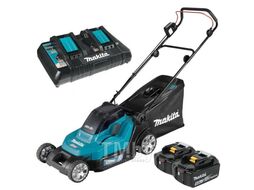 Газонокосилка аккумуляторная MAKITA DLM432PT2 36В (18В+18В) 2x5.0Ah DLM432PT2