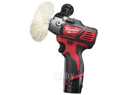 Аккумуляторная полировальная машина MILWAUKEE M12 BPS-421X (Li-Ion4Ач/2Ач) 4933447799