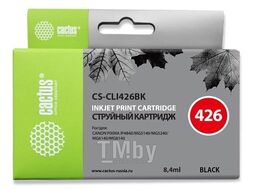 Картридж струйный Cactus CSCLI426BK черный для CANON MG5140 5240 6140 8140 MX884 (8,2ML) CSCLI426BK