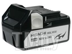 Аккумулятор Hitachi 18В 3,0Ач Li-Ion, слайд. тип BSL1830 H-K/330068