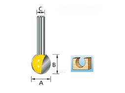 Шаровая фреза 12,7х12,7х8х32х2Т MAKITA D-10942