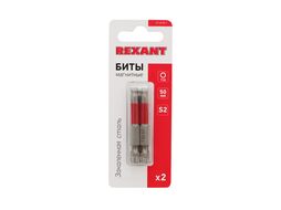 Бита Torx T-30*50 мм для шуруповерта сталь S2 (упак. 2 шт.) REXANT