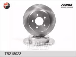 Диск тормозной Chrysler Voyager 95-, Dodge Caravan 00-, Jeep Cherokee 01- 290x12.5x5, Задний FENOX TB218023