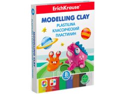 Пластилин Erich Krause Monsters со стеком / 50552 (8цв)