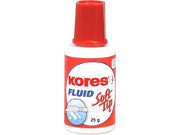 Корректор для текста Kores Fluid Soft Tip / 66461.03 (25гр)