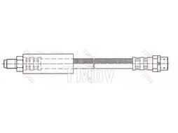 Шланг тормозной BMW 7 E38 1996-00 TRW PHB350