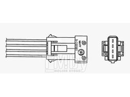 Лямбда-зонд OZA608-U2 Citroen C3 1.1-1.4 02-, Nemo 1.4 08-, Peugeot 207, Partner, Fiat Qubo NGK 0070