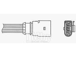 Лямбда-зонд OZA629-V6 VW Golf, Jetta, Touran 1.4TSI 06- NGK 1723