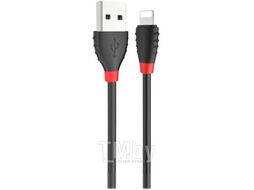 Кабель Hoco X27 USB Lightning (1.2м, черный)