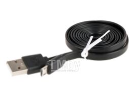 Кабель Alca MicroUSB / 510610 (1м, черный)