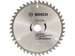 Диск пильный 160х20 мм 42 зуб. универсальный ECO ALUMINIUM BOSCH (твердоспл. зуб)