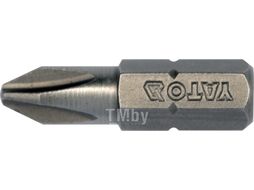 Бита PH2х25мм 1/4" (10шт) S2 HRC58-61 Yato YT-78132