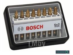 Набор из 8 насадок-бит TIN PZ1 PZ2 PZ3 49мм Robust Line 2.607.002.571 BOSCH