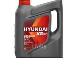 Моторное масло синтетическое HYUNDAI XTEER Gasoline G700 5W30 1L API SN ILSAC GF-5, SYNTHETIC 1011135