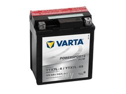 Аккумуляторная батарея VARTA евро 6Ah 100A 114/71/131 YTX7L-BS moto 506014005